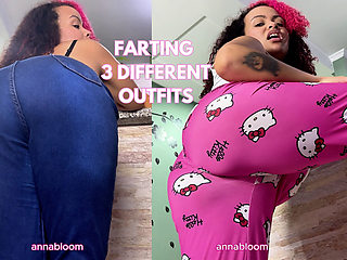 Annabloom Big Ass Farts in Jeans Leggings and Pajamas Dirty Talk Bloated Belly