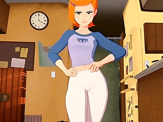 Gwen Tenison feom Ben ten make a sexy dance