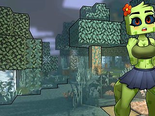 Minecraft-themed adult animation featuring sexy adventures in HornyCraft