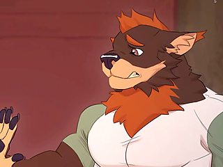 Kappy Kuu gets down in furry yiff action