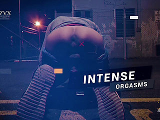 Risky Stripping Outside Near Main Road - Almost Caught by Neighbors