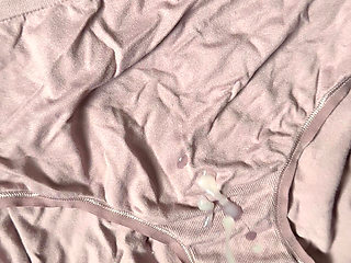 Cum on Wife's Panties 8