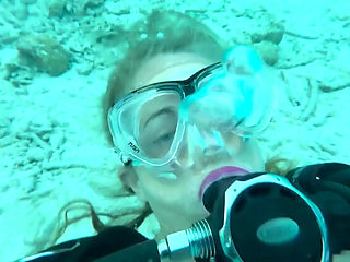 Supergirl Fucked Hard by Horny Octopus - Big Clit MILF Solo Underwater Sex