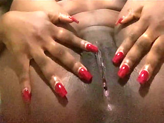 Black whore solo masturbation