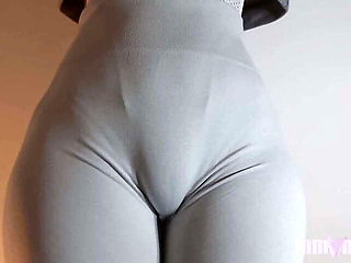 Inmymound's Leggings Try-On - Part 1: Acting Like a Youtuber but Ending with a Naughty Surprise - Hairy Teen