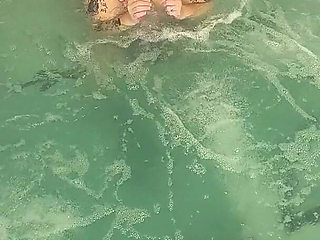Davisdesires Is in the Pool Watch Her Pussy Drool