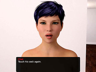 My new roommate: blowjob and facial cumshot on a web cam show ep 4