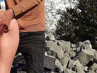 Hot Amateur Sex in the Cold Mountains