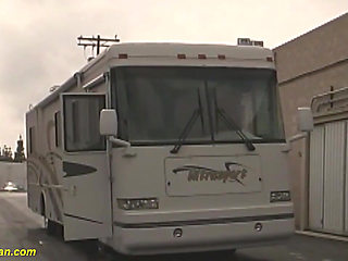 bang van DP for crazy redhead milf