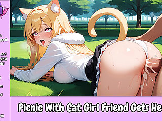 Picnic With Catgirl Friend Gets Heated - Erotic Audio Roleplay