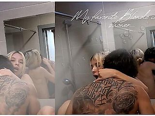 From Shower Moans To Bed Screams: Blonde Gets Her Pussy Destroyed For Hours