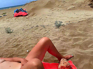 I a stranger on the beach