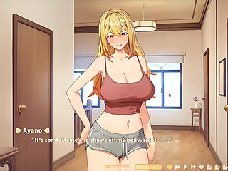 Hentai Game - Ayano Cowgirl scene - Hentai Gameplay Animation
