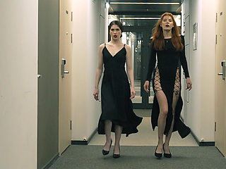 Vampire Girls Love Sucking Cum From His Cock