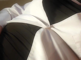 Full Scene! a Sexy Mature MILF Doctor Examines a Young Man and His Curved Cock