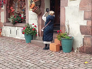 Blonde Mature Wife Enjoys Sex in Dress