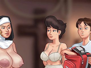 Xxx anime mẹ kế, summertime saga cartoon, stepmom