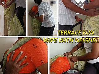 Terrace Fun - Wife Sex with Neighbour -1