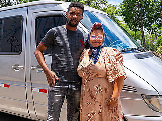 Fat Belly Granny Squirts While Getting Ass Fucked