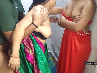 Best Indian Desi Threesome Sex Video.