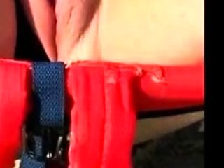 Big-Breasted Girl's Orgasm at the Beach