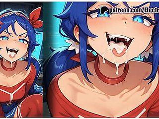 Crazy Mita From Miside Will Drink All Your Cum!