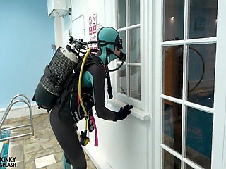 Scuba Agent Lucy Returns Underwater Diver Searches for Secret Device