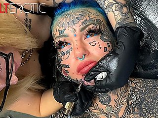 Amber Luke and Amber B's tattooed women dirt by AltErotic