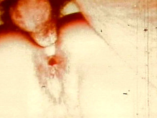 Sepia Vintage Anal Loop with Close-up Retro Backdoor Worship