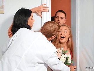 Cold Feet Hot Sex Episode 2: Doctor Danny D helps Busty Brunette Bride Kiki Daniels
