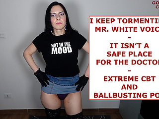 I Keep Tormenting Mr White Voice - It Isn T a Safe Place for the Doctor - Extreme CBT and Ballbusting POV