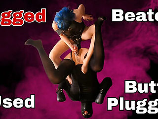 Training Zero Femdom Slave Gets Ballbusted & Pegged Hard - Amateur Homemade Anal Fuck