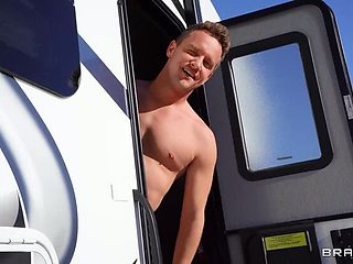 BRAZZERS: The Road Trip Gas Station Glory Hole ft Aria Kai, Ebony Mystique on PornHD