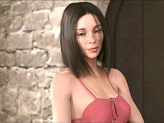 Steamy stories with a hot brunette and big assets in this adult visual novel gameplay