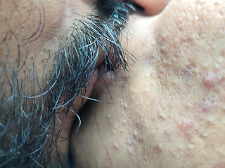 Neck kiss with lip lock in nighty
