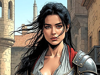 ErosQuest - Arya the Mercenary - Solitary Pleasures - AI Generated - AI Content