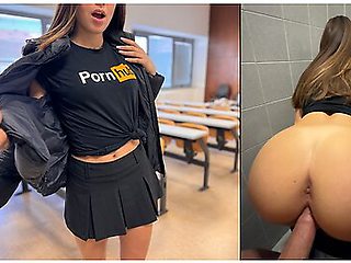 My Classmate Finds Out That I Do Porn Videos In The Schools Bathroom And Asks Me To Do One