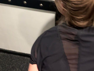 Quick Sneaky Gym Fuck! BBC Works Out Slutty MILF