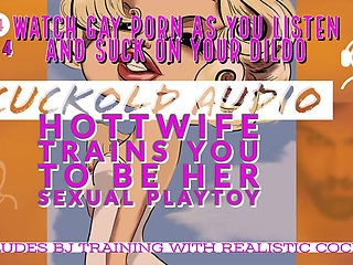 AUDIO ONLY - Pt. 4. The training continues. Hotwife trains you to be her sexual playtoy