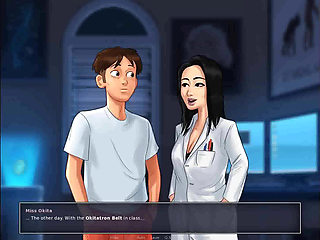 Summertime saga: Japanese professor is milking a student in her office ep 177