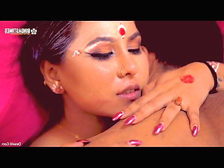 Indian women in romantic sex video with Hindi audio