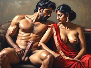 Two desi indian girl in hotel room with their office boss hot threesome pussy fucking