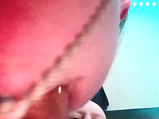 Stepdaughter deepthroats and gets facial