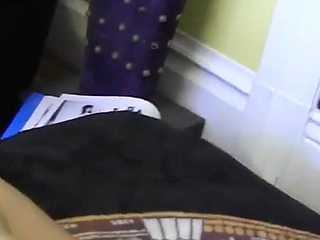 Blonde with big boobs and brunette fuck each other with strapon