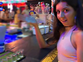 Katty West Snags Escort Girl Near Nightclub And Trades Rough Anal Pounding For Cash