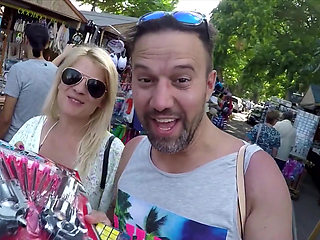 German couple traveling and having fuck-fun no matter is that place sex or hotel room sex