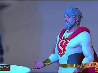 SodomySquad - Superhero Twink Gets Double Penetrated By 2 Monster Cocks