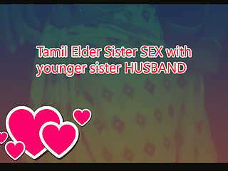 Indian Hot Desi wife fucks her small stepsister&#039;s husband