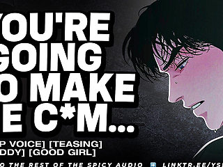 (m4f audio) Sucking Cock Under Your Gamer Boyfriend's Desk (male moaning)