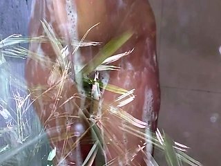 Amateur striptease and Solo masturbation